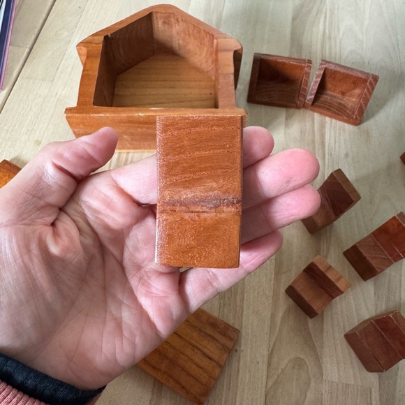 Waldorf Whimsical Natural Building Dollhouse Puzzle Toy - Picture 8 of 12